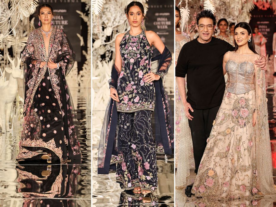Suneet VarmaJewellery Partner: Diacolor
Suneet Varma showcased Sehr, a collection inspired by the m