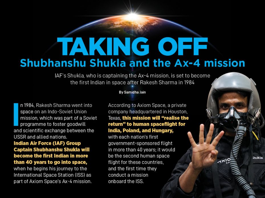 IAF Group Captain Shubhanshu Shukla is set to become the first Indian in space in over 40 years, as 