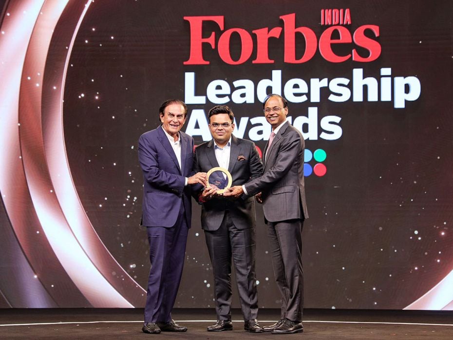 (L-R) Harsh Mariwala, founder, Marico; Jay Shah, Chairman, ICC; and KVS Maninan, MD & CEO, Feder