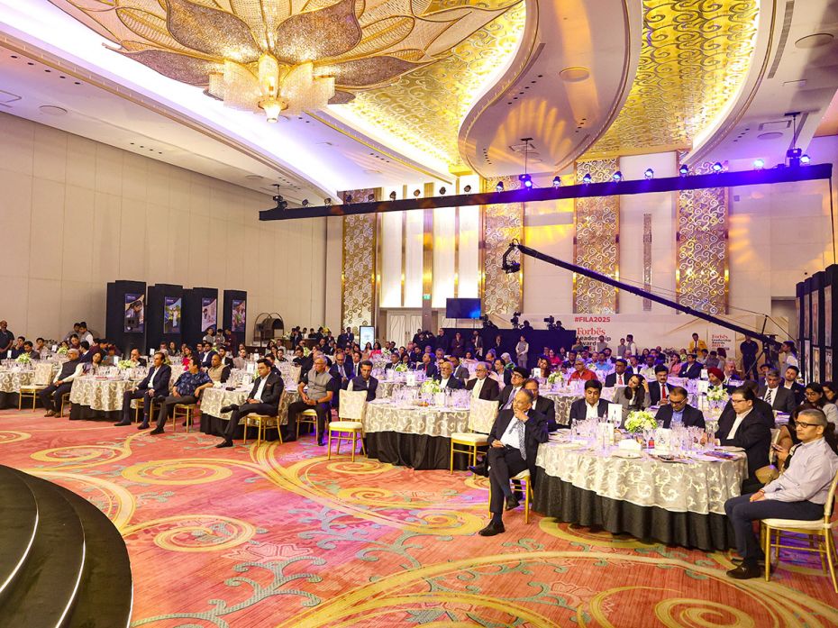Audience at Forbes India Leadership Awards 2025.