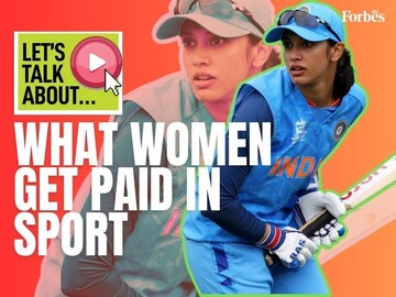 Let's talk about...what women get paid in sport