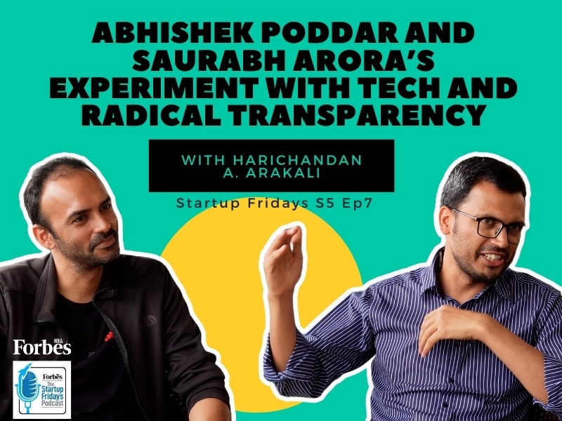 Startup Fridays S5 Ep7: Abhishek Poddar And Saurabh Arora's Experiment ...