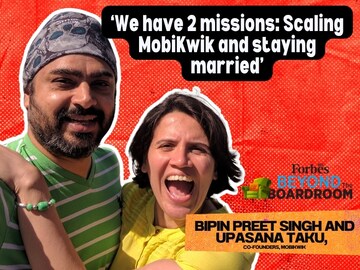 'We have 2 missions: Scaling MobiKwik, staying married': cofounders Bipin Preet Singh, Upasana Taku