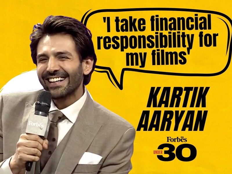 'I take financial responsibility for my films': Kartik Aaryan at Forbes India Under 30 soiree