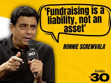 'Fundraising is a liability, not an asset': Ronnie Screwvala at Forbes India Under 30 soiree