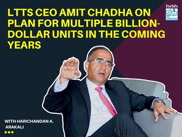 LTTS CEO Amit Chadha on plan for multiple billion-dollar units in the coming years