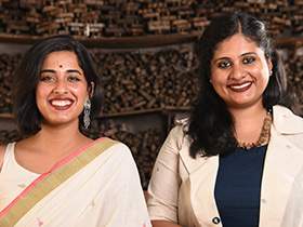 Keya Vaswani and Nidhi Kamath